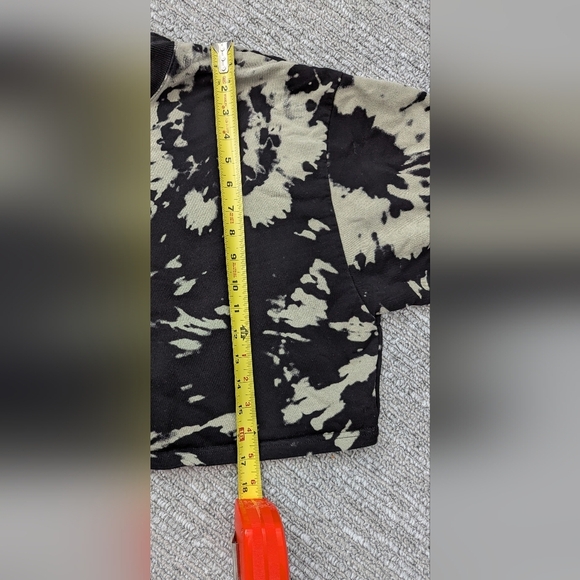 Noli Cropped Tie-Dyed Long-Sleeve Sweatshirt - Women's Size Small - Picture 4 of 9